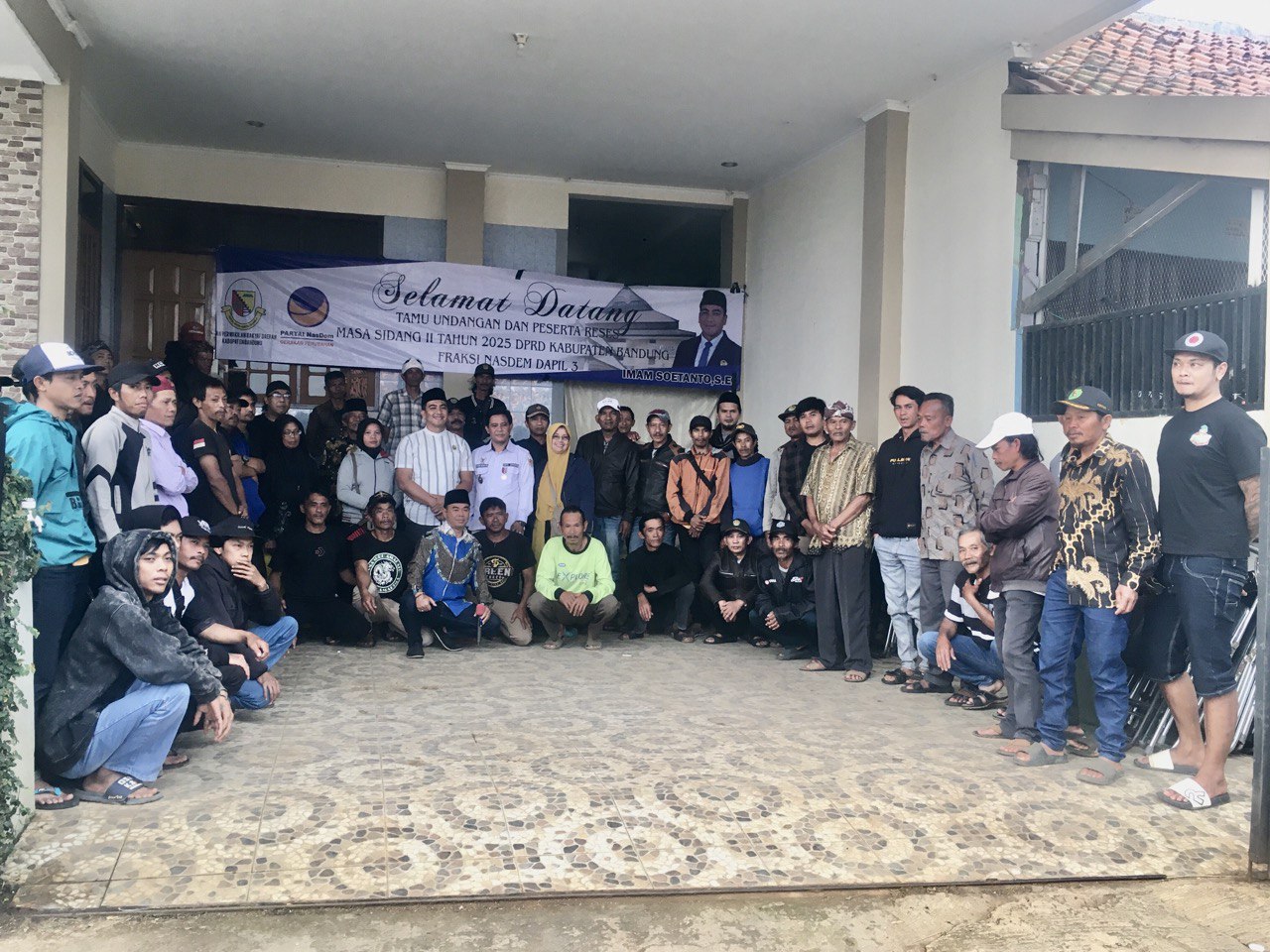 Anggota DPRD Kab. Bandung Imam Soetanto , S.E dari Partai Nasden Melaksanakan Kegiatan Reses Masa Sidang II  TA 2025