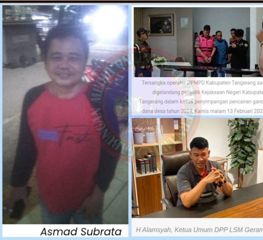 Usut tuntas Kasus Pencairan Ganda Dana Desa di Kabupaten Tangerang