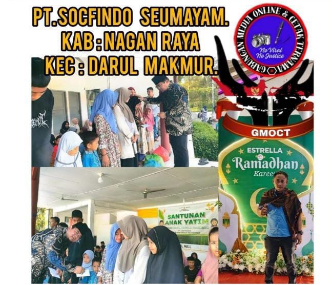 GMOCT Aceh Apresiasi Dukungan PT. Socfindo Seumayam dalam Konsolidasi Buka Puasa