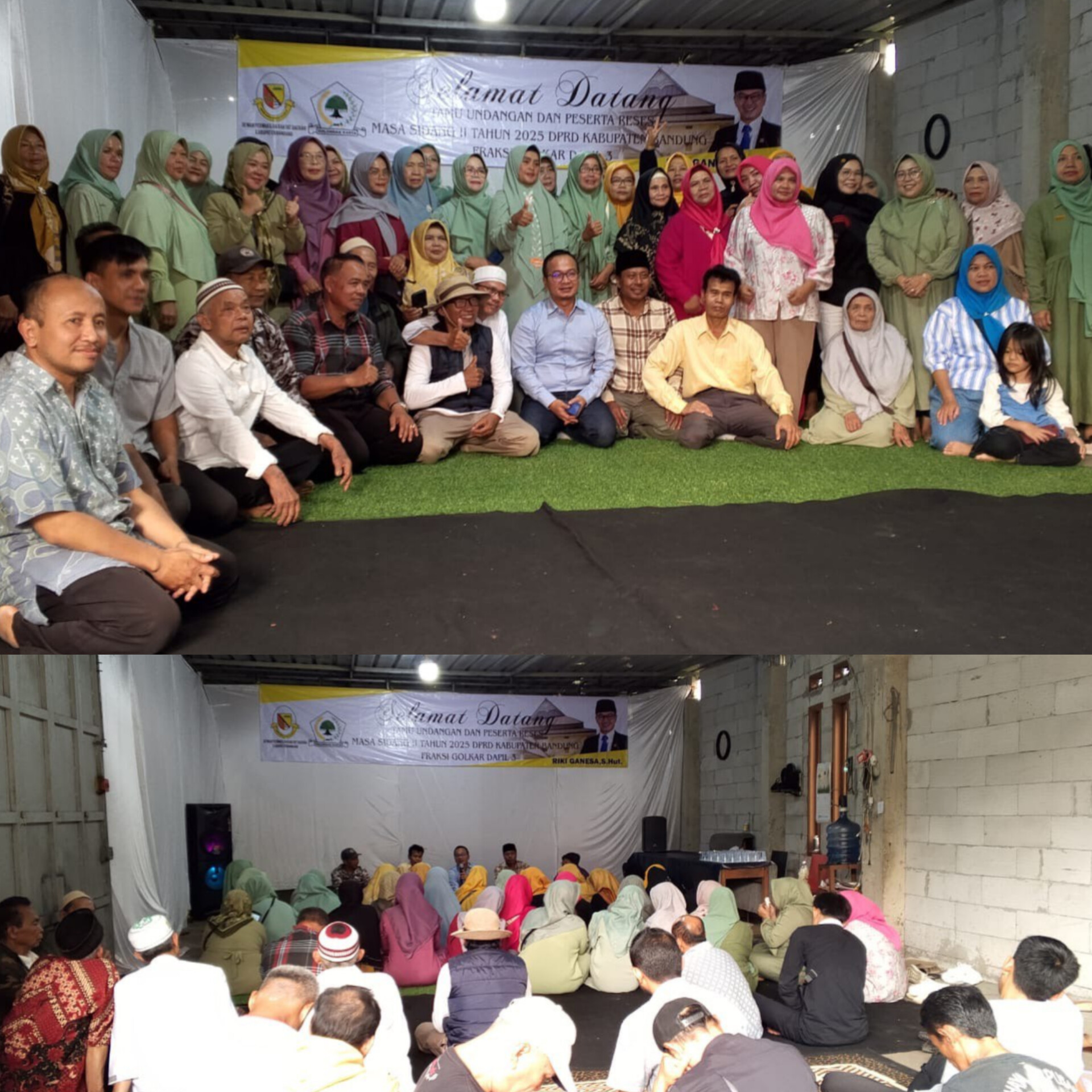 Anggota DPRD Kabupaten Bandung Riki Ganesa, S.Hut. Melaksanakan  Reses Masa Sidang II  Tahun Angaran 2025