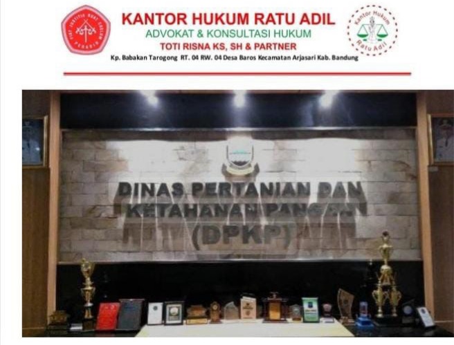 LBH Ratu Adil Gugat Kadis Pertanian, Bupati, Camat, dan Kades Cibogo Kabupaten Bandung Barat