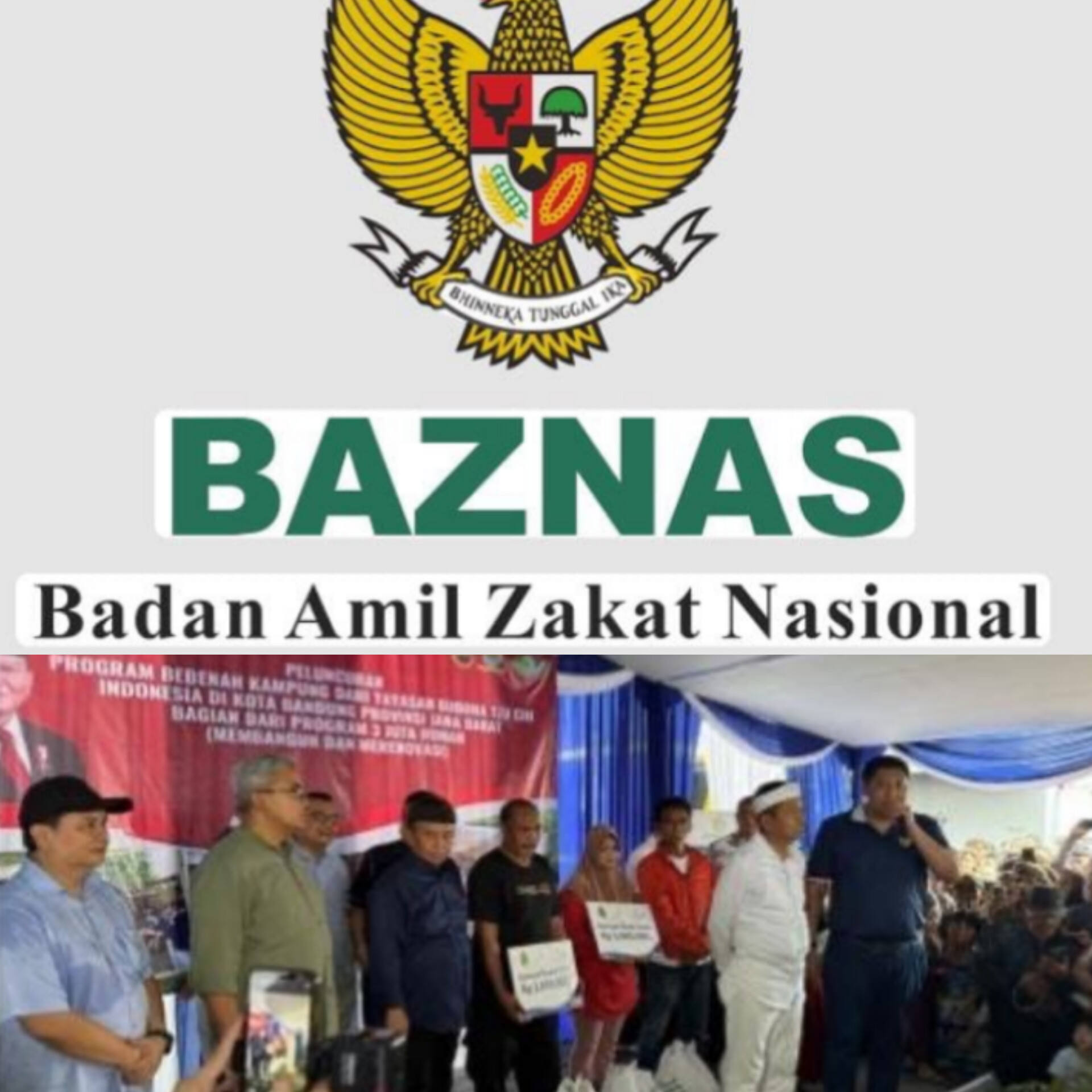 “PROGRAM BEBENAH KAMPUNG” BAZNAS JABAR SALURKAN 100 PAKET SEMBAKO.