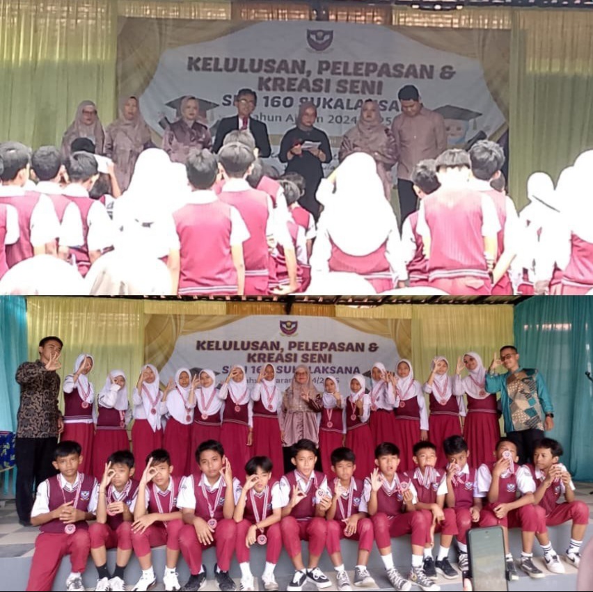 PENUH HARU SISWA SDN 160 SUKALAKSANA RAIH KELULUSAN