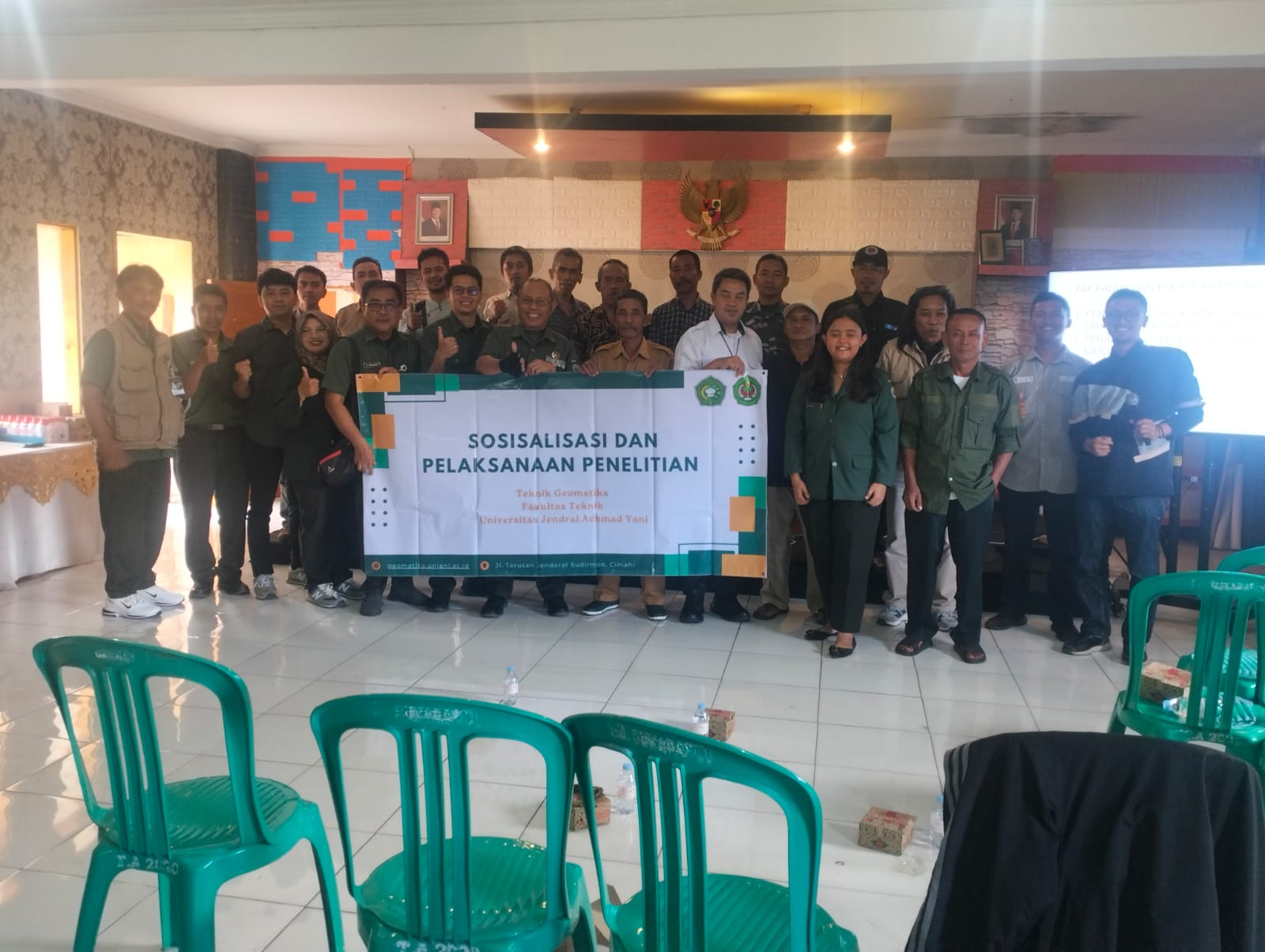 Prodi Geomatika Unjani Gandeng Desa Sukarapih Sumedang Susun Peta Batas Wilayah untuk Mitigasi Bencana