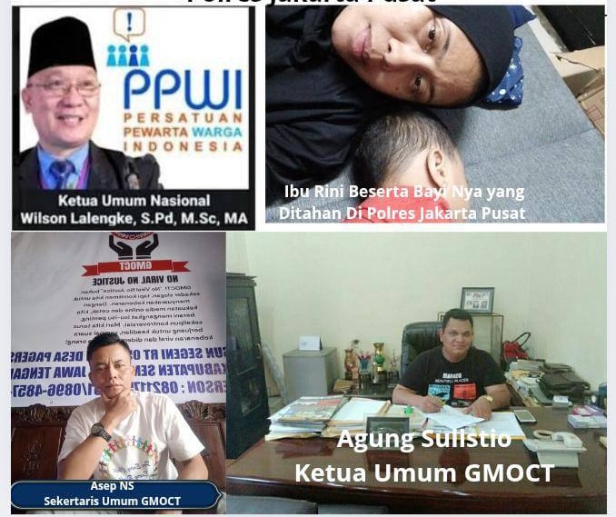POLRI UNTUK MASYARAKAT?” Ibu Rini dan Bayinya yang Berusia 9 Bulan Ditahan di Polres Jakarta Pusat