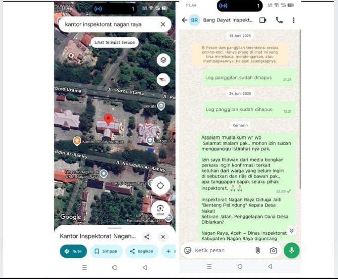 Inspektorat Nagan Raya Diduga Jadi “Benteng Pelindung” Kepala Desa Nakal! Setoran Jalan, Penggelapan Dana Desa Dibiarkan?