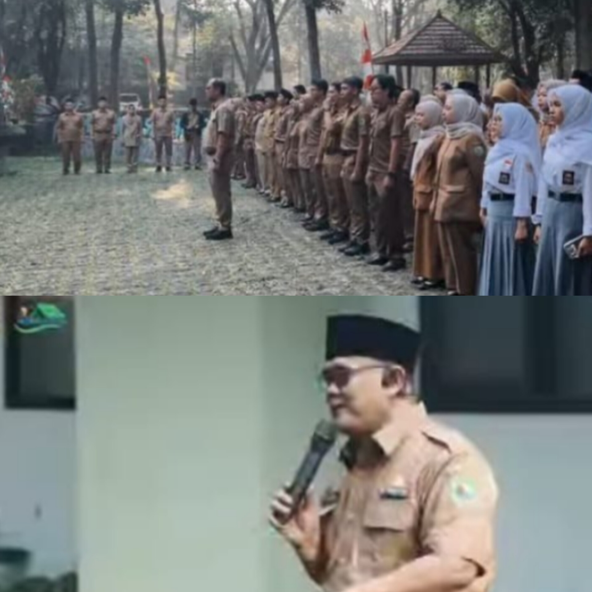 Kepala Disperkimtan Kab. Bandung, Enjang Wahyudin, Pimpin Apel Pagi Perdana dengan Semangat Baru