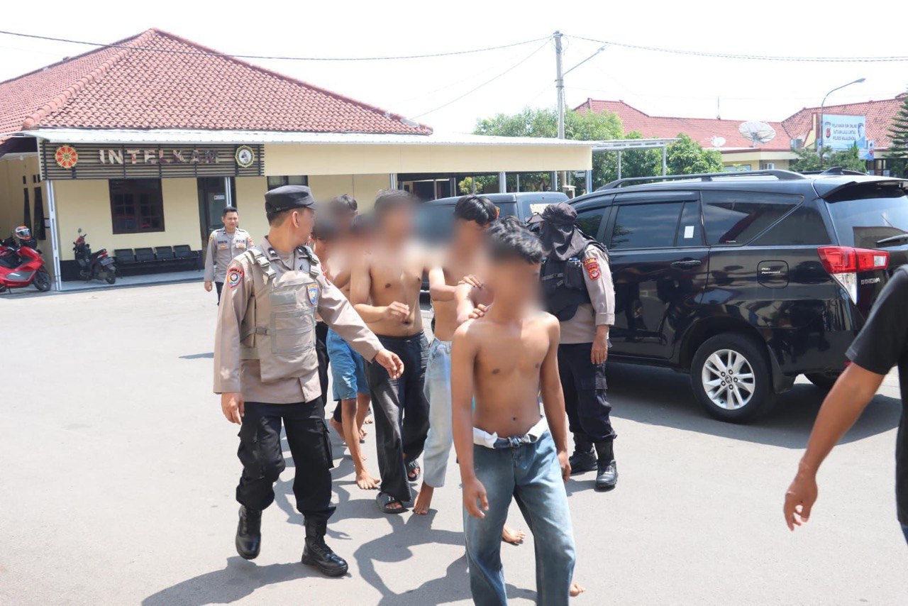 Ratusan Anarko Diamankan Tim Tindak Polres Majalengka, Diduga Ingin Rusuh Saat Demonstrasi