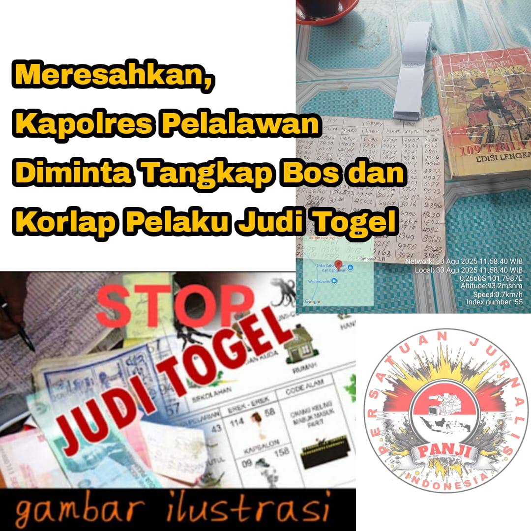 Meresahkan, Kapolres Pelalawan Diminta Tangkap Bos dan Korlap Pelaku Judi Togel