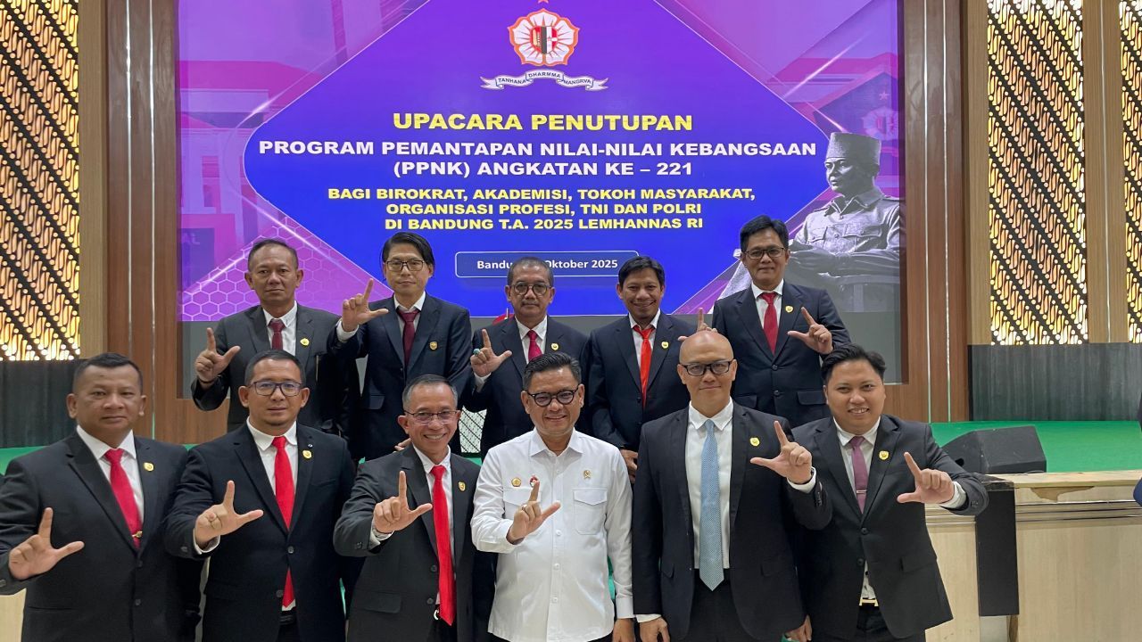 Pimpinan dan Anggota DPRD Rampungkan Pemantapan Nilai-Nilai Kebangsaan Lemhanas RI