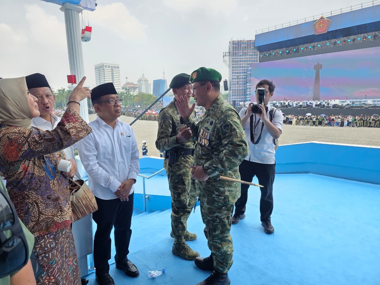 Pangdam III/Slw Hadiri Upacara HUT ke-80 TNI di Monas