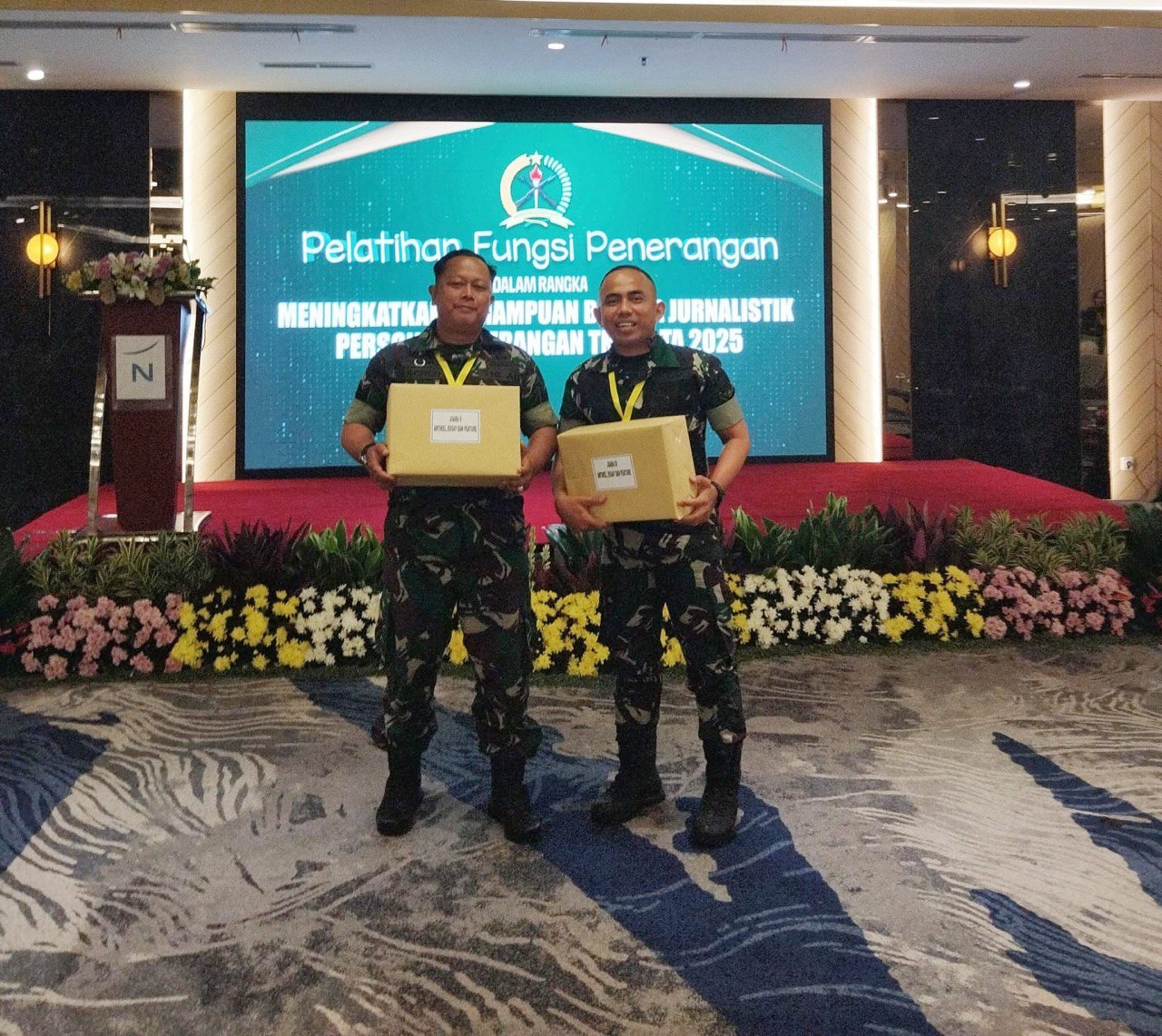 Personel Penrem 063/SGJ Raih Prestasi dalam Pelatihan Fungsi Penerangan TNI AD