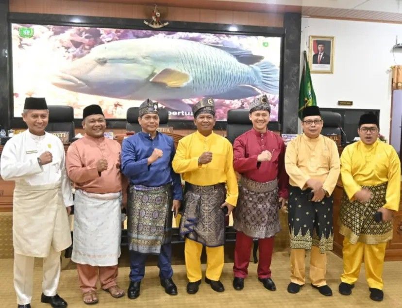 Danlanud RSA Hadiri Rapat Paripurna HUT ke-26 Kabupaten Natuna