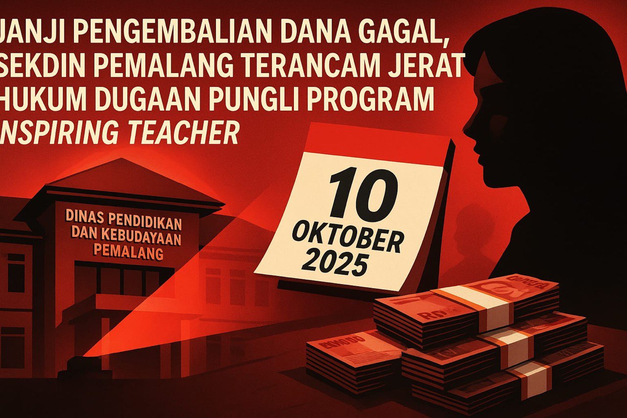 Janji Pengembalian Dana Program Guru di Pemalang Molor, Sekdin Disorot dan Didesak Diproses Hukum