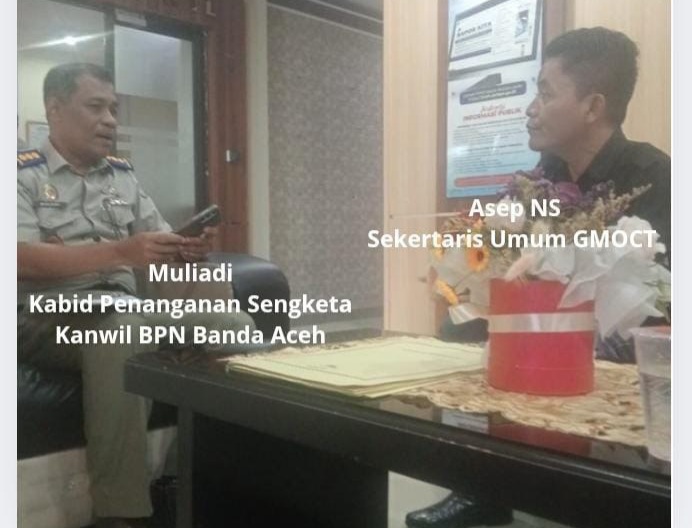 Konfrontasi di Kanwil BPN Aceh: Tim Media dan Kuasa Warga Babah Lueng Adu Argumen Soal Bukti Fisik HGU PT SPS 2 Agrina VS Kabid Sengketa