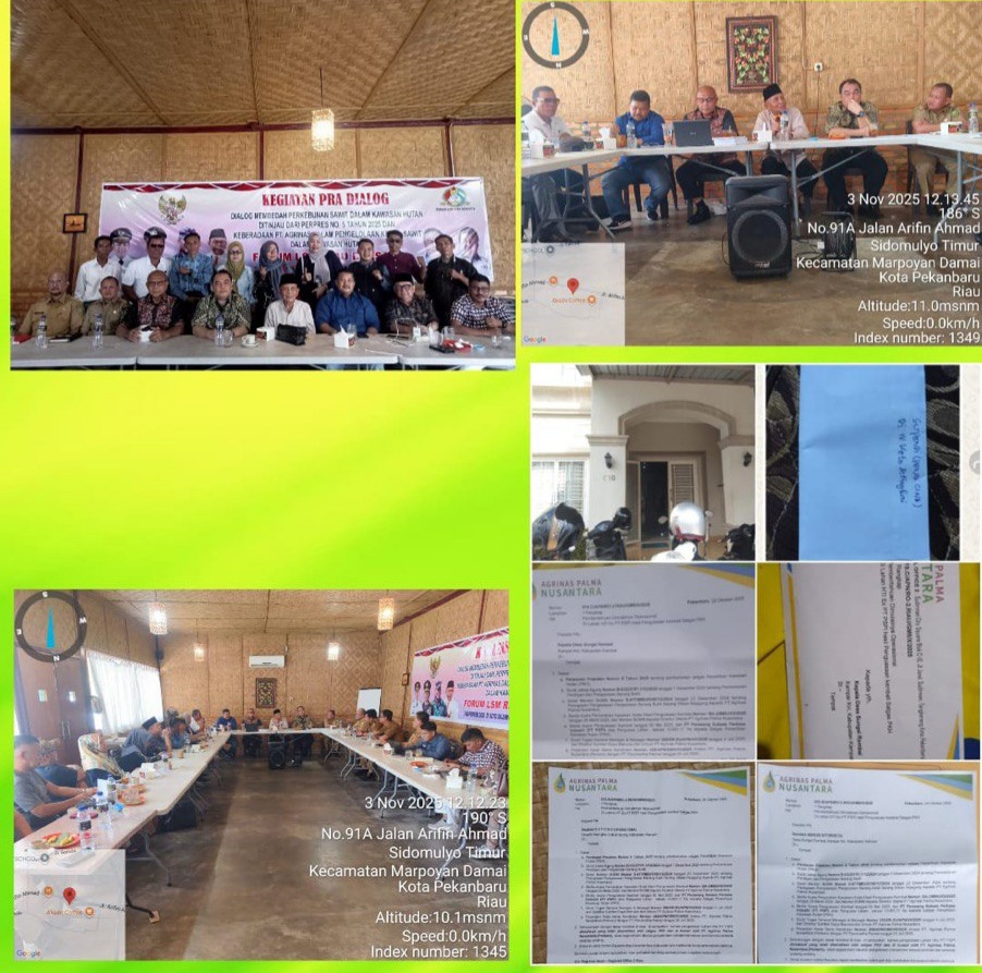 Soroti Kinerja PT Agrinas, Forum LSM Riau Bersatu Gelar Pra Dialog
