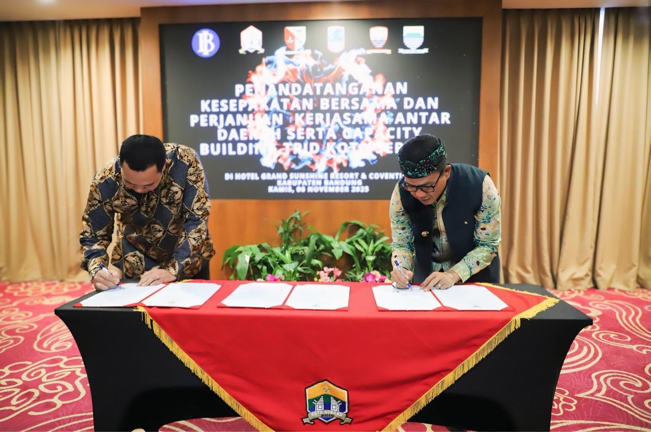 Kang DS Tandatangani MOU Pemkab Bandung dan Kota Serang untuk Pasokan Cabai dan Bawang