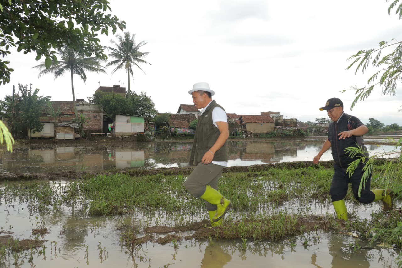 Bupati Kang DS Tinjau Pengerjaan Normalisasi Sungai Ciputat: Progres Sudah Capai 35 Persen