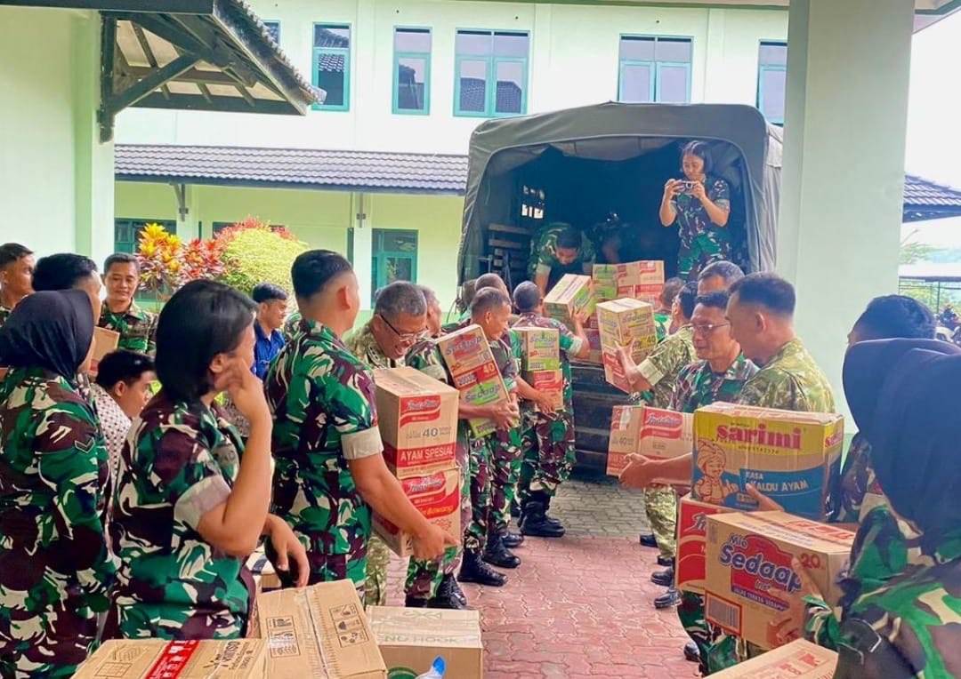 Dari Kodam IV/Diponegoro untuk Aceh dan Sumatera: Uluran Tangan untuk warga yang tertimpa musibah