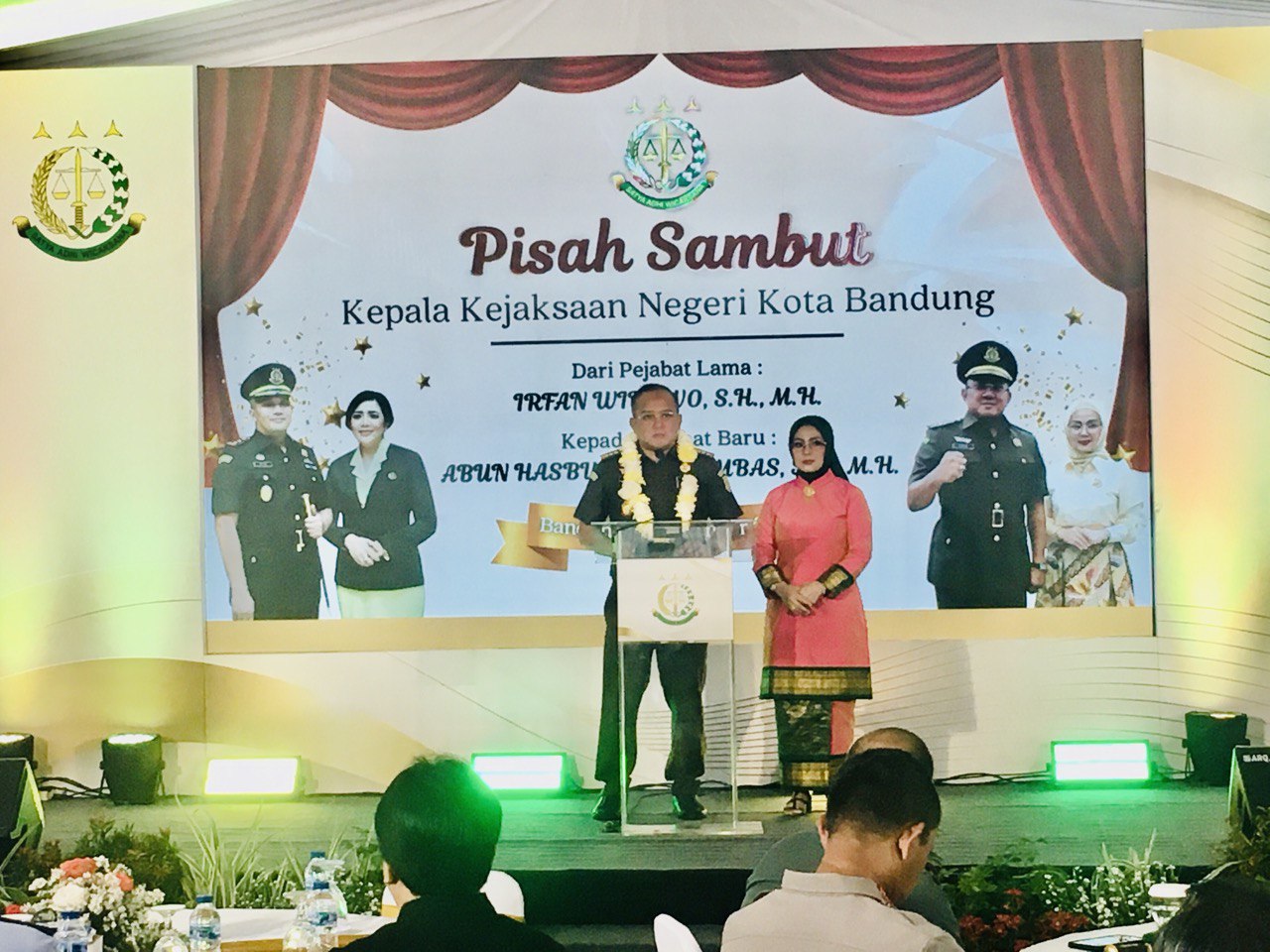 Pisah Sambut Kepala Kejaksaan Negeri Kota Bandung, Irfan Wibowo, S.H., M.H., yang Digantikan Oleh Abun Hasbulloh Syambas, S.H., M.H..