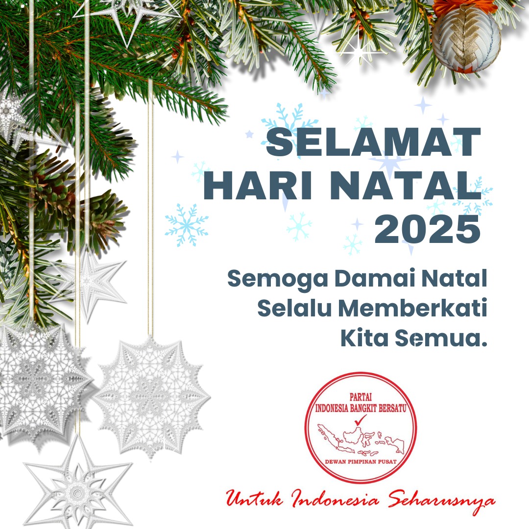 Ketua Umum Partai IBU Ucapkan Selamat Natal 2025 dan Sambut Tahun Baru 2026