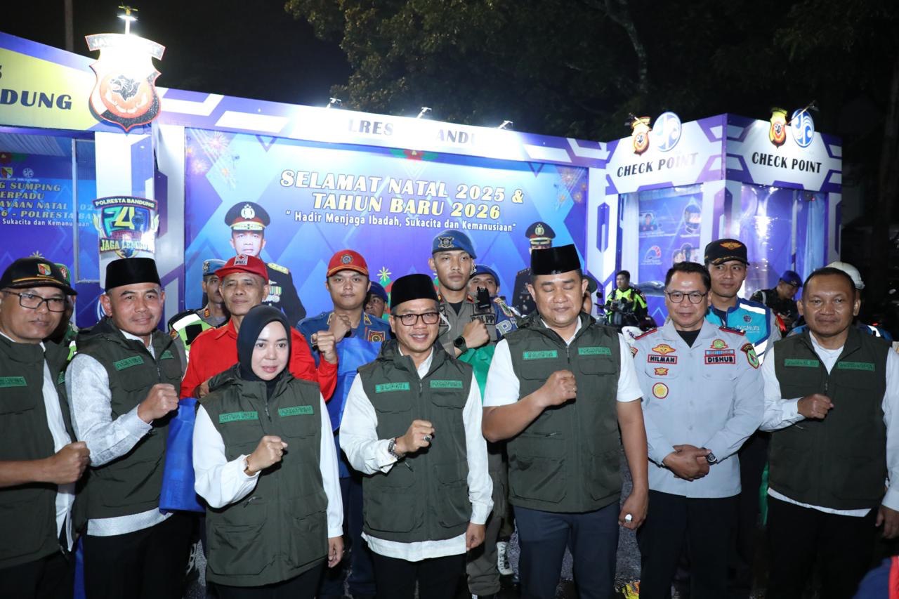Kang DS Monitoring Perayaaan Malam Tahun Baru 2026: Alhamdulillah Kabupaten Bandung Kondusif