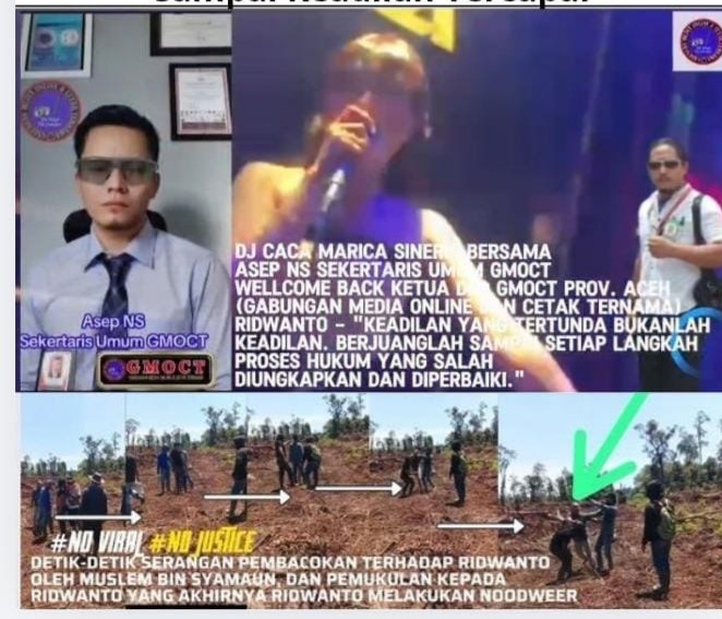 Asep NS: Wellcome Back Ketua DPD GMOCT Aceh Ridwanto, Berjuanglah sampai Keadilan Tercapai