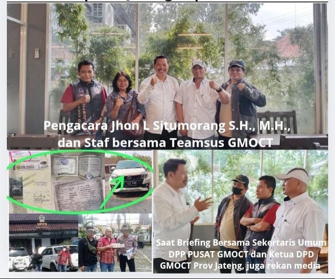 BPKB Dibajak, Mobil Tak Pernah ke Klaten: Pengacara John L Situmorang, S.H.,M.H., Minta Kapolda Jateng Copot Kasat Lantas