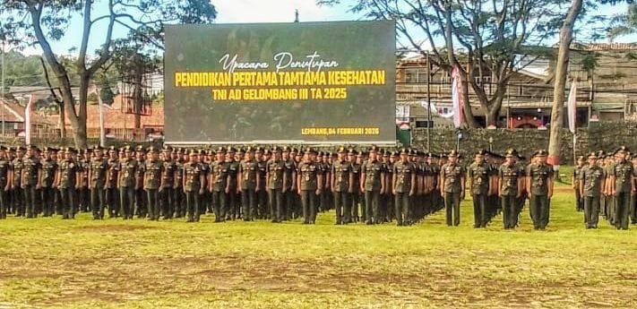 Dikmata Kesehatan TNI AD Gelombang III 2025 Resmi Ditutup_