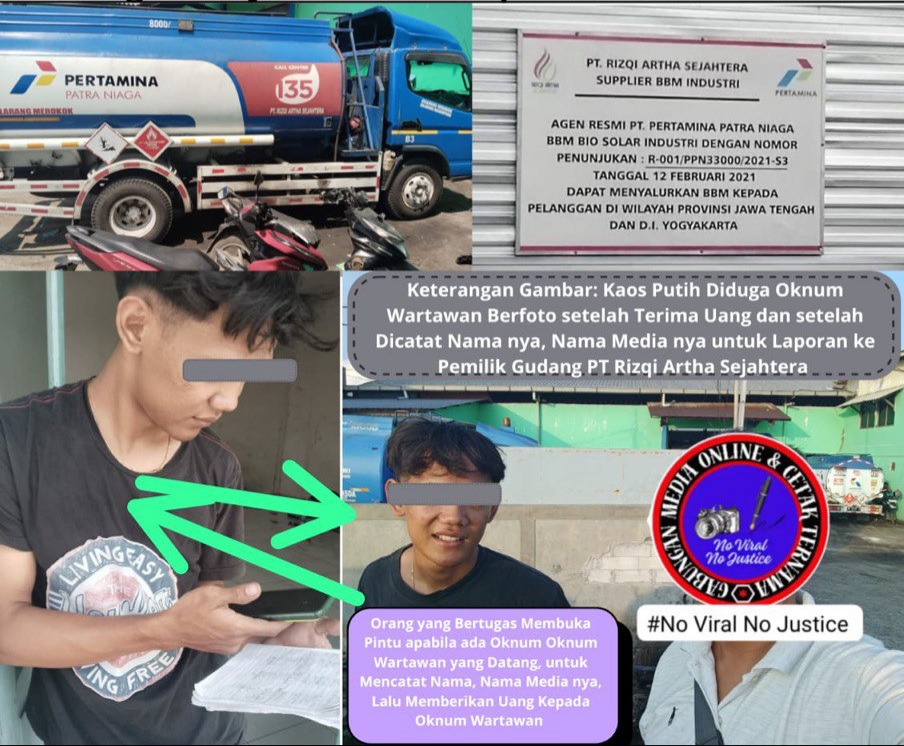 Ditemukan Papan Tanda Resmi Pertamina, Namun Gudang PT Rizqi Artha Sejahtera Disinyalir Jadi Transit BBM Solar Bersubsidi Ilegal; Banyak Oknum Wartawan Diduga Dibayar 200 Ribu Rupiah untuk Koordinasi