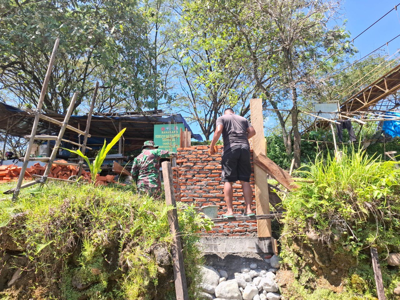 Infrastruktur Air Bersih Jadi Prioritas, Bak Penampungan Dibangun dalam Program TMMD Ke-127 Nagan Raya