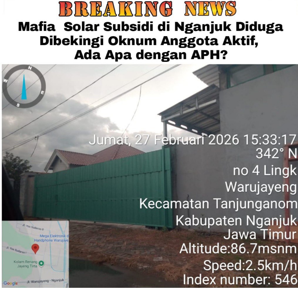 Mafia Solar Subsidi di Nganjuk Diduga Dibekingi Oknum Anggota Aktif, Ada Apa dengan APH?