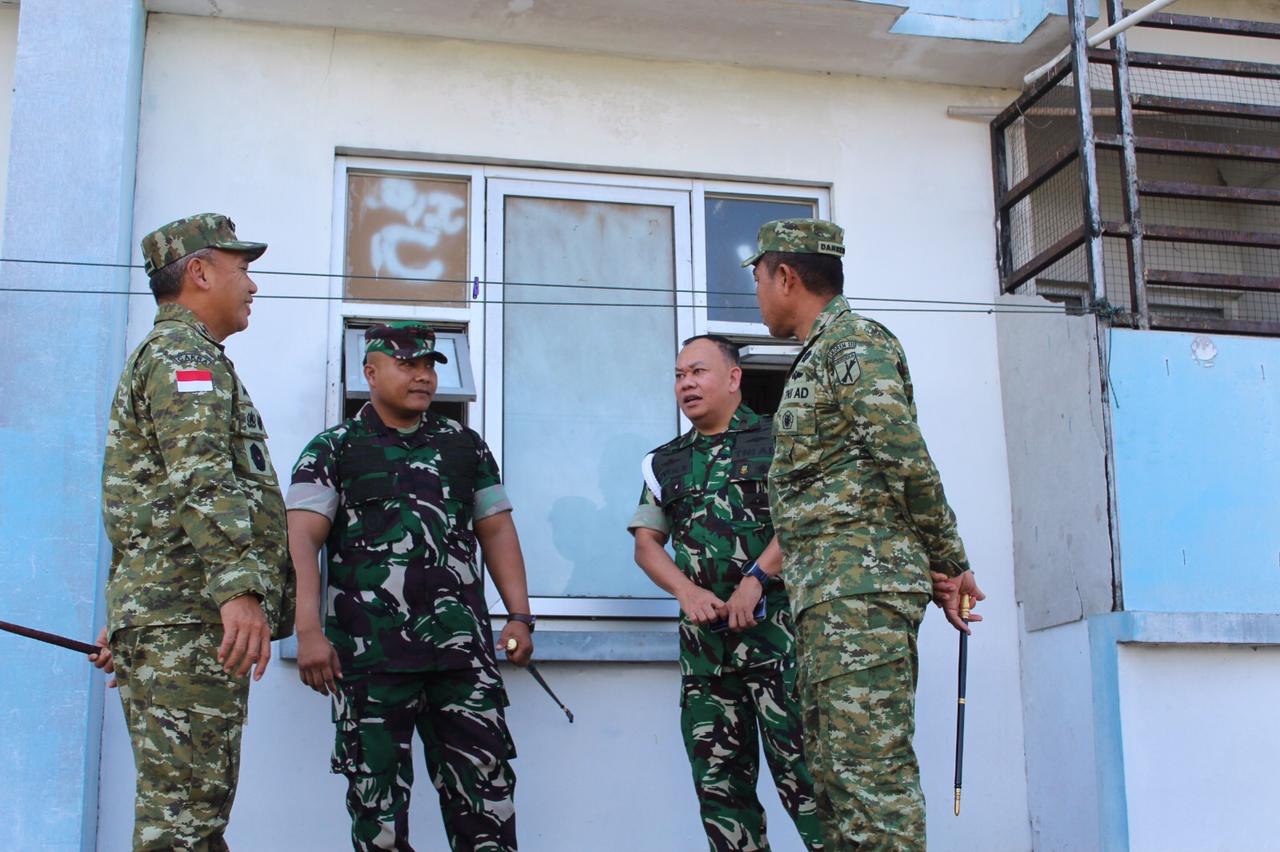 Dandim 1310/Bitung Dampingi Pangdam XIII/Mdk, Tinjau Kesiapan Marshalling, Area Yon TP 916/Makawidey di Rusunawa Tangkoko Bitung