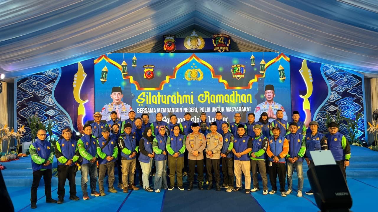 Ojol Kamtibmas Binaan Polda Jabar Bangun Bengkel dan Kios, Perkuat Kemandirian Ekonomi