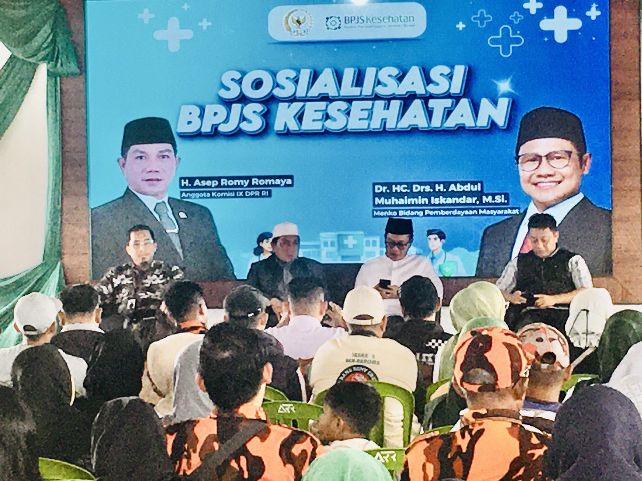 Anggota DPR-RI dati Komisi IX H. Asep Romy Romaya S.E Gelar sosialisasi BPJS