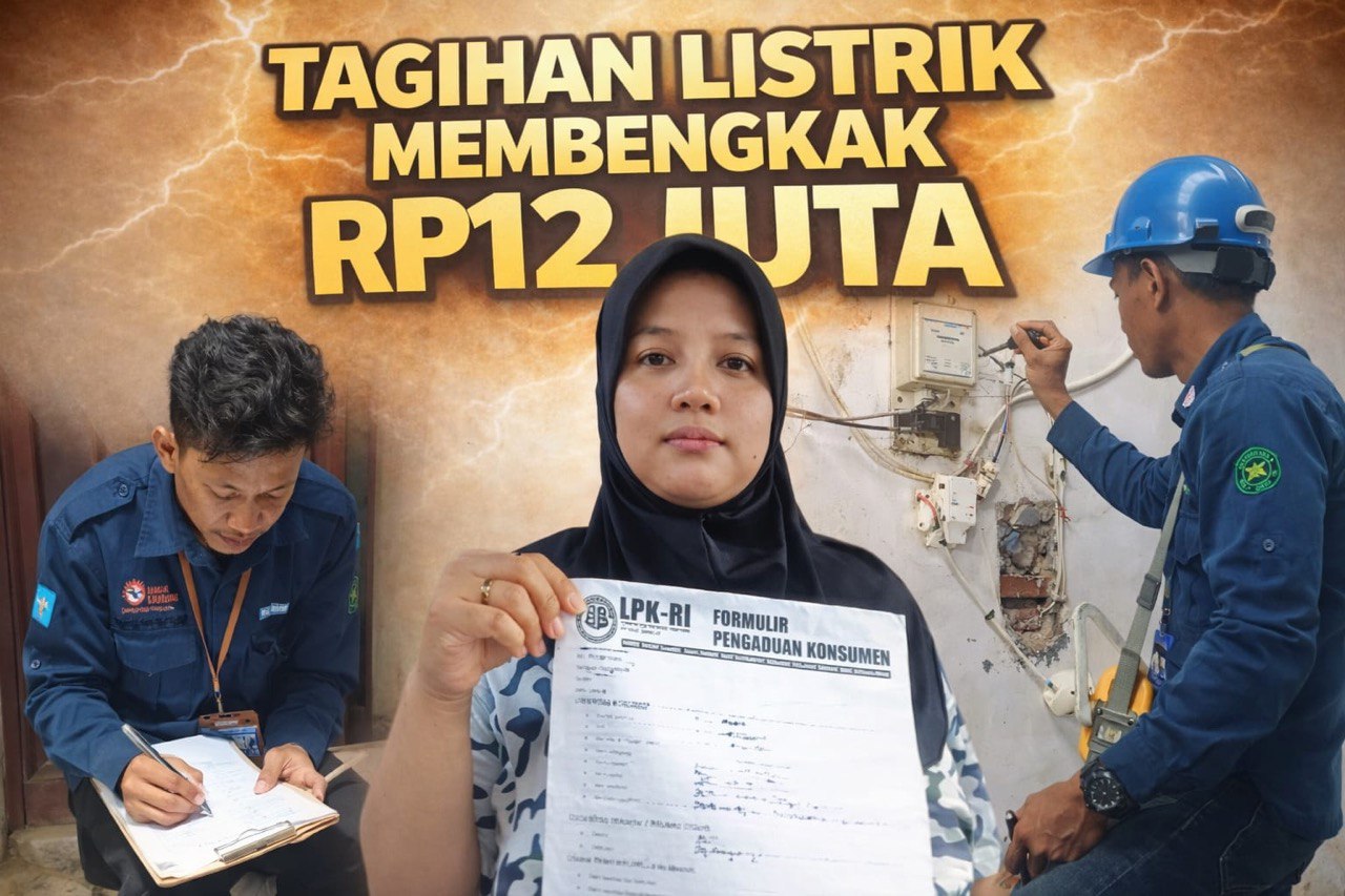 Tagihan Listrik Membengkak Rp12 Juta, Konsumen Tertib Bayar Jadi Korban Meter Rusak