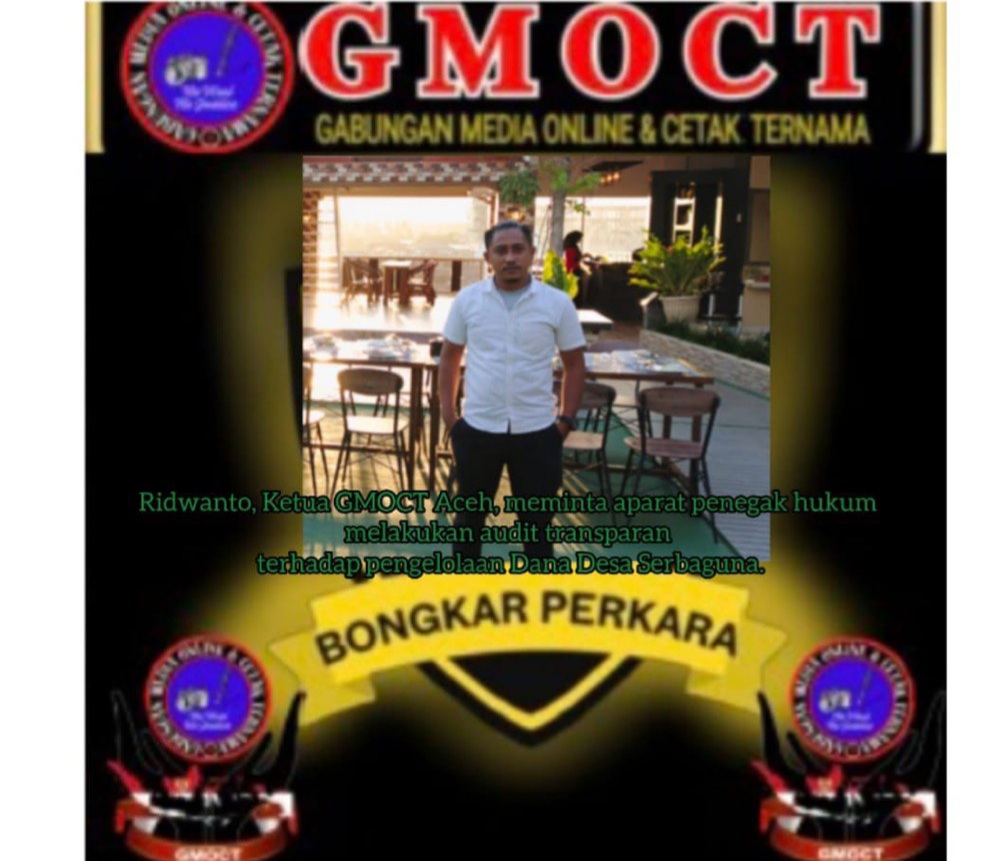 “Ridwanto Tantang APH Audit Dana Desa Serbaguna 2020–2025, Warga Pertanyakan Transparansi Anggaran.”