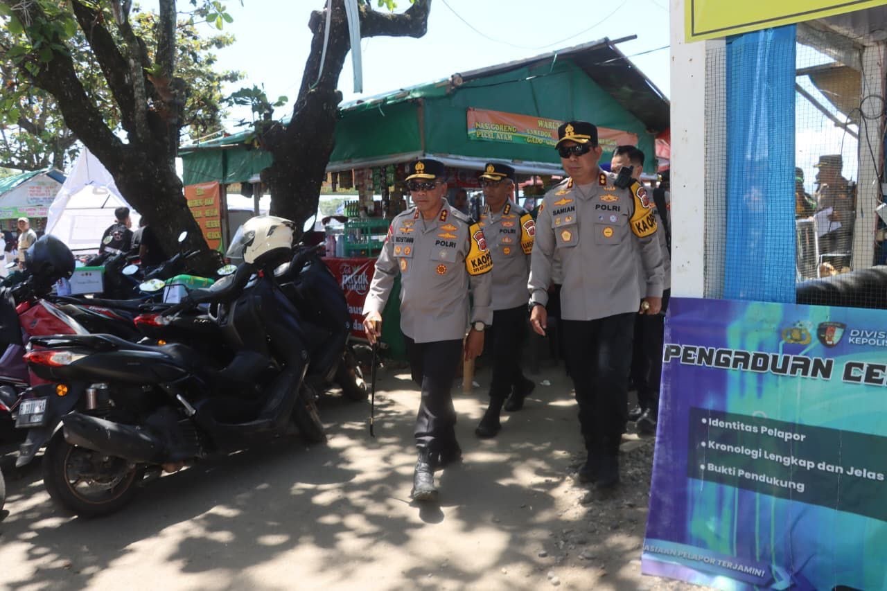 Kapolda Jabar Tinjau Wisata Pantai Karanghawu, Tekankan Keselamatan Pengunjung