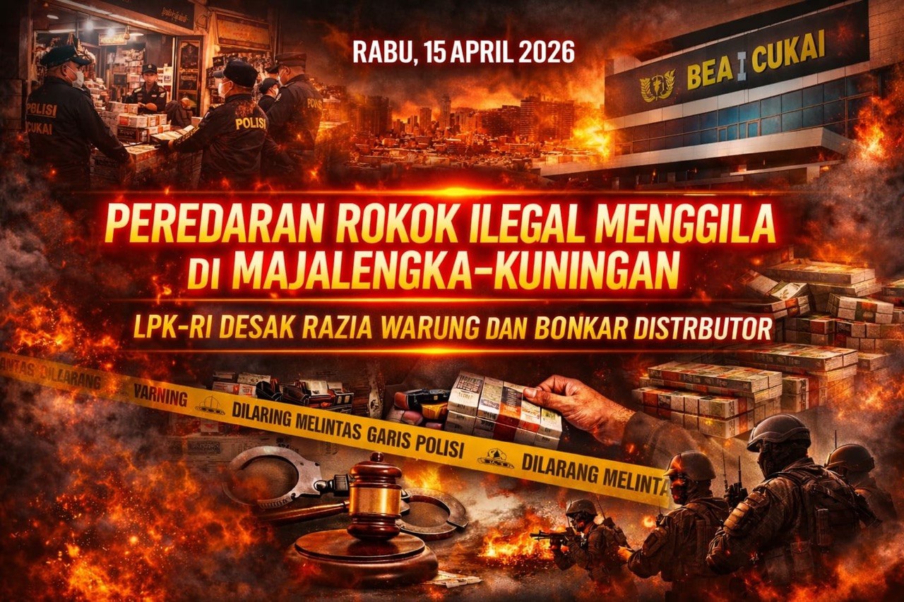Peredaran Rokok Ilegal Menggila di Majalengka–Kuningan, LPK-RI Desak Razia Warung dan Bongkar Distributor