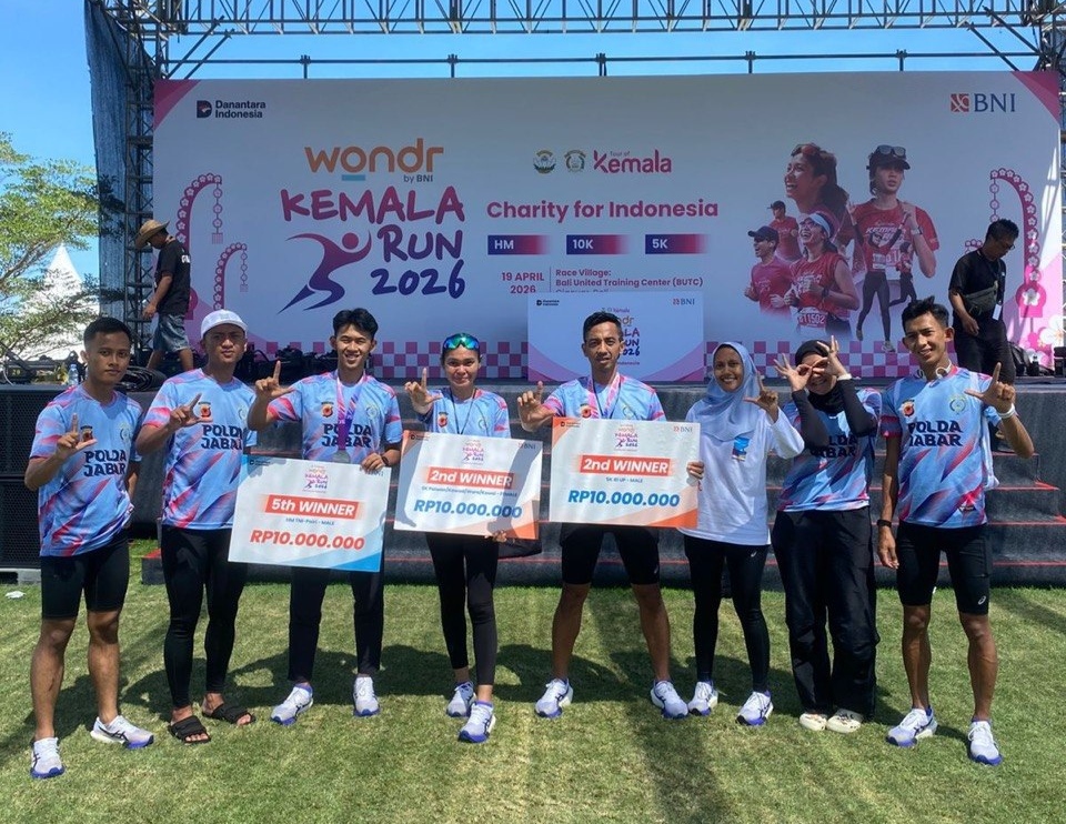 Kemala Run 2026 Meriah di Gianyar, Atlet Polda Jabar Sabet Sejumlah Prestasi