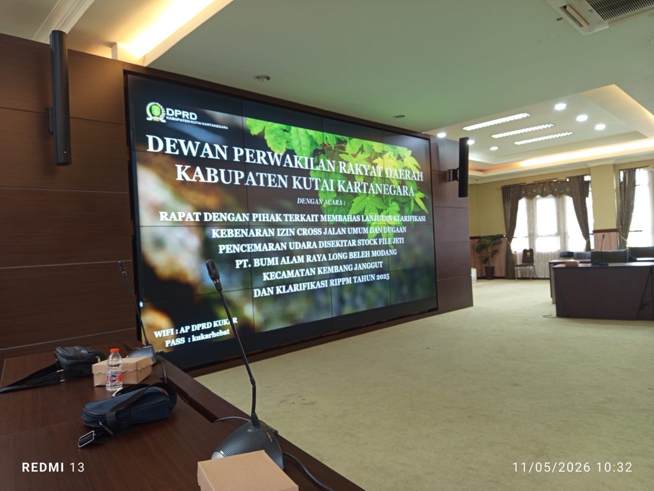 Dugaan Izin RKAB PT BAR Bermasalah Jadi Sorotan Keras di RDP DPRD Kukar