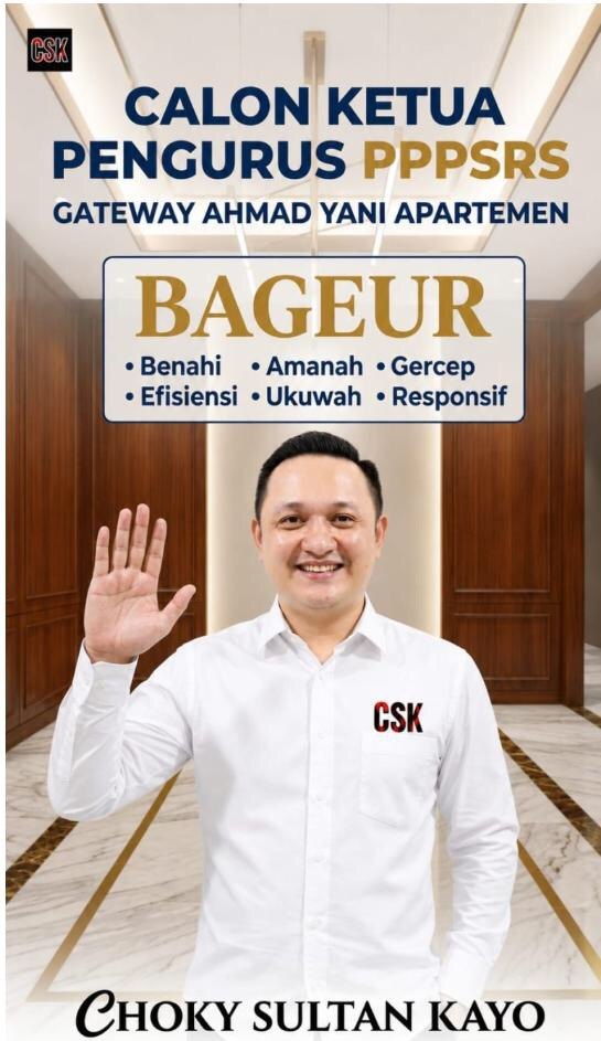 Pemilihan Calon Ketua PPPSRS Apartemen Gateway