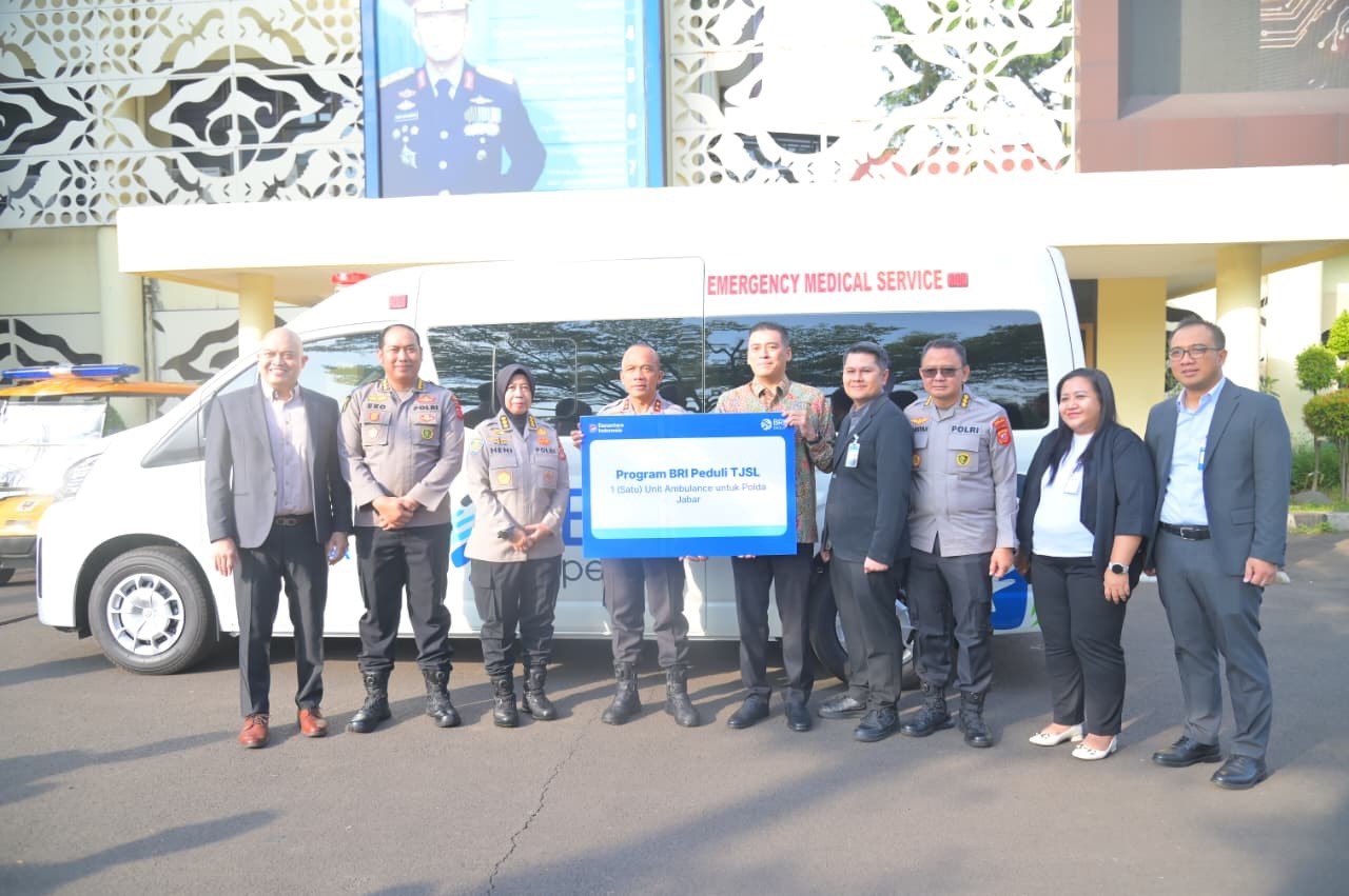 Sinergi BRI dan Polda Jabar, Ambulance Mini ICU Diserahkan untuk Dukung Tugas Kemanusiaan