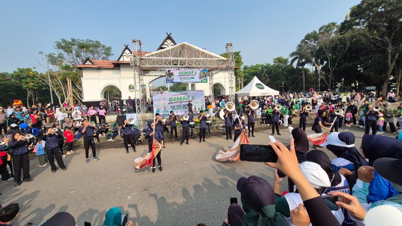 Gerakan Masyarakat Aktif dan Bugar di Lokasi Car Free Day Kabupaten Bandung Tahun 2026
