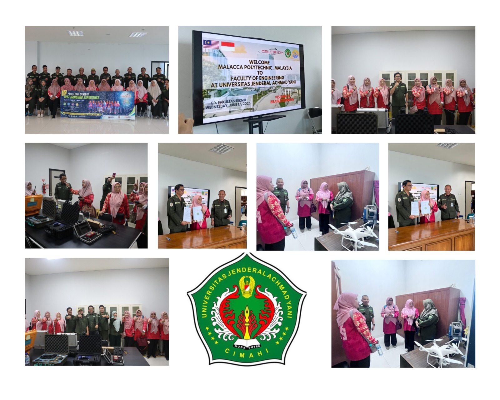 Faculty of Engineering Unjani Welcomes Academic Visit from Politeknik Melaka Malaysia, Strengthening International Collaboration