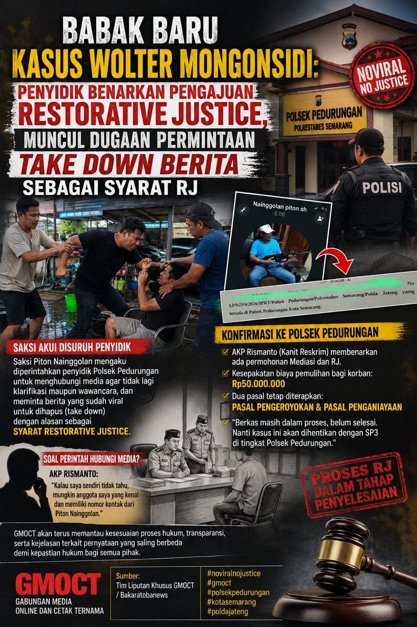 Babak Baru Kasus Wolter Mongonsidi: Dua Pasal Diajukan RJ, Penyidik Perintahkan Saksi Dalam Perkara Hubungi Media untuk Tidak Lagi Klarifikasi Pihak Polisi Dalam Bentuk Apapun?!!! Take Down Berita Untuk Syarat RJ, Pelaku Tidak Ditahan
