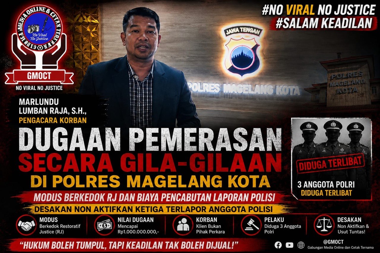 Dugaan Pemerasan Berkedok Restoratif Justice di Polres Magelang Kota: Marlundu Lumban Raja S.H., Sebut Paling Biadab, Tiga Anggota Polri Diduga Terlibat