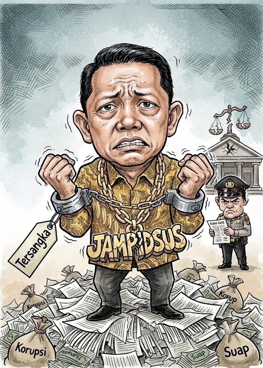 Tegas Polri Tetapkan Mantan Jampinsus febrie Adriansah Sebagai Tersangka Korupsi dan TPPU
