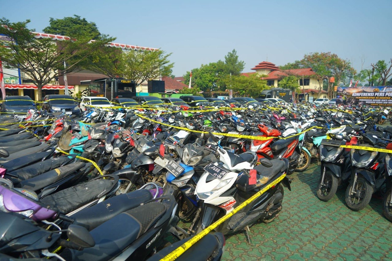 Sikat Kejahatan Jalanan di Jabar, 413 Pelaku Diciduk dan 1.016 Motor Disita