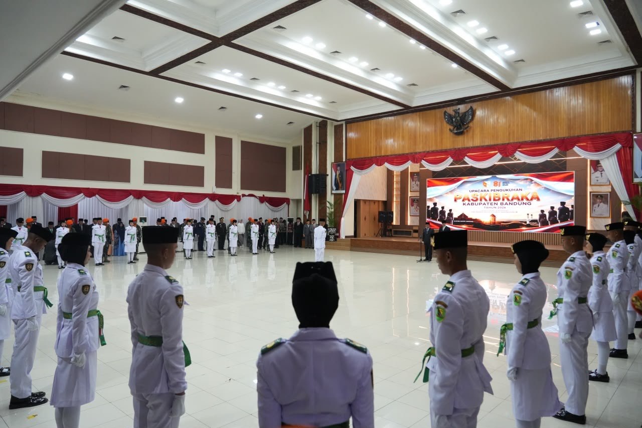 Paskibraka Kabupaten Bandung 2026 Siap Kibarkan Merah Putih pada HUT Ke-81 RI